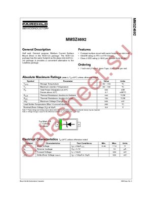 MMSZ4692 datasheet  